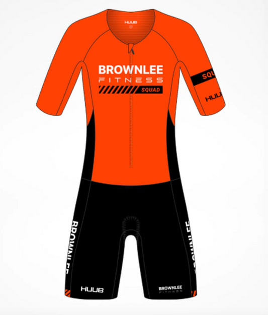 Brownlee Fitness Pro Aero LC Tri Suit Orange - Men's